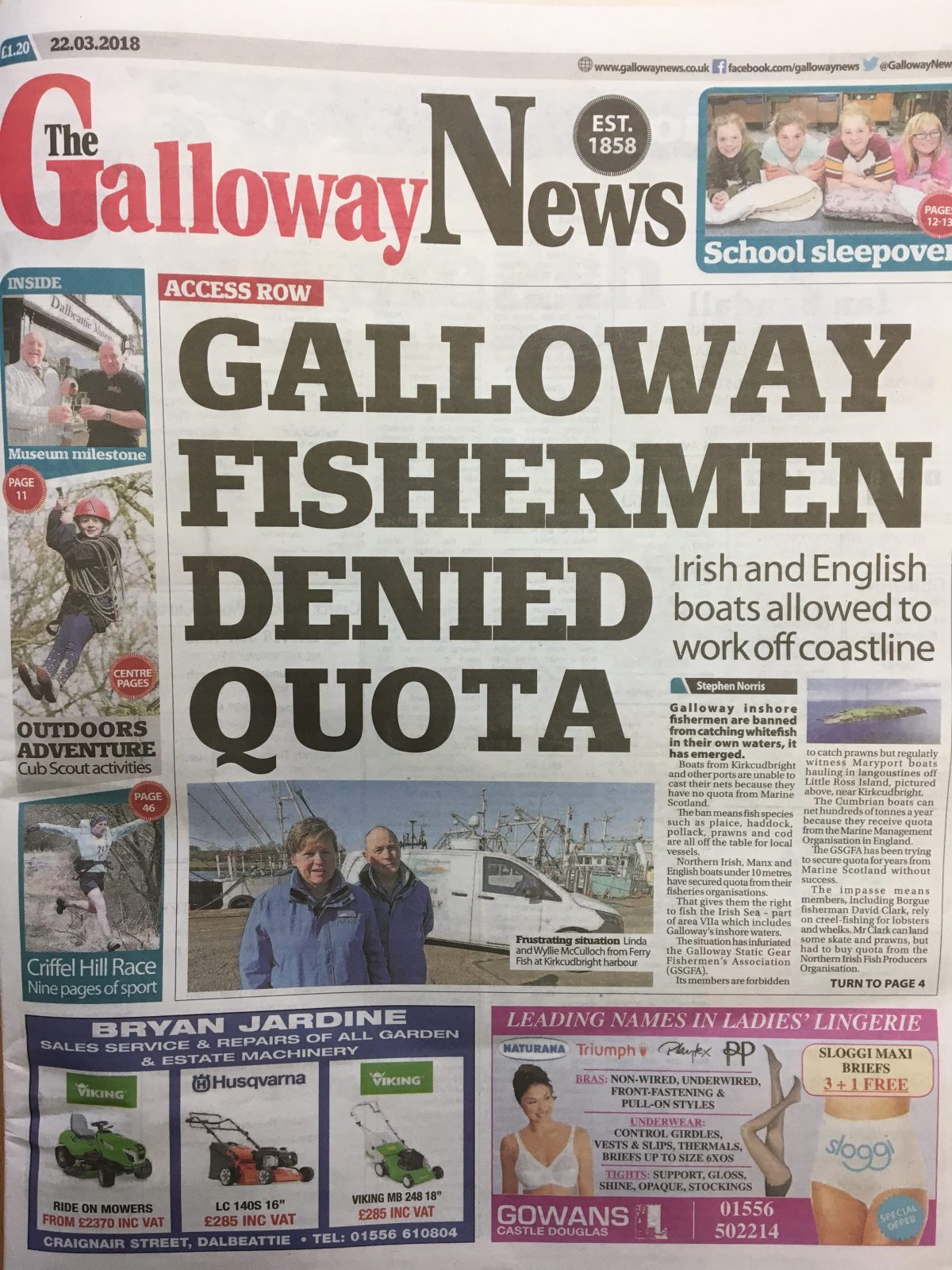 Galloway News 20180322